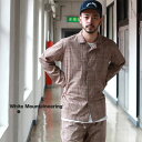 White Mountaineering ホワイトマウンテニアリング トップス シャツ MULTI CHECK PAJAMA SHIRTS