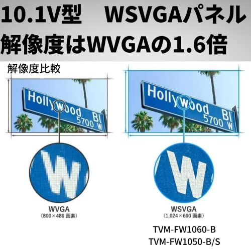 TVM-FW1060-B �ּ��̼��ե��åȤ䥪�ץ�����ʤȤΥ��åȤǤΤ����Ѥ�俷�����ʲ�ǽ��Pioneer �ѥ����˥� �ե�åץ������˥��� 10.1����� �֥�å� WSVGA �롼����פ��� �����åĥ��ꥢ