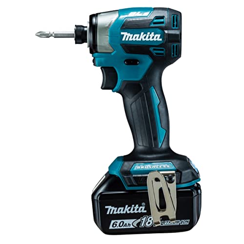 TD173DRGX マキタ(Makita) 可変速 充電式インパクトドライバ（青） 18V6Ah バッテリ2本・充電器・ケー..