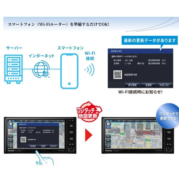 CN-CA01WD ̵���Ͽ޹����ա��ͥå�ư���б� �Ĥʤ���ʥ� 7�����2DIN200mm�磻�� �ե륻���������ʥ� ����