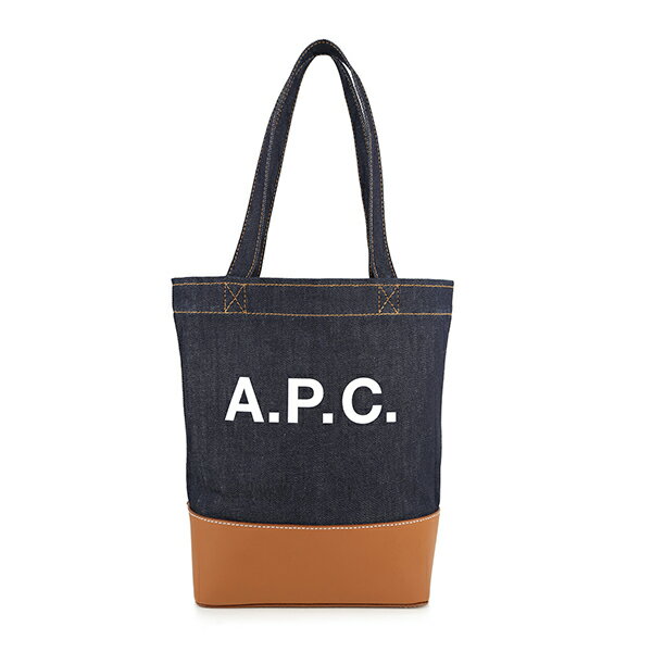 【最大1万円OFFクーポン1/31 14:00まで】アーペーセー トートバッグ A.P.C. アクセル CODDP M61568 CAF ユニセックス ブルー系 青 ブラウン 茶のサムネイル