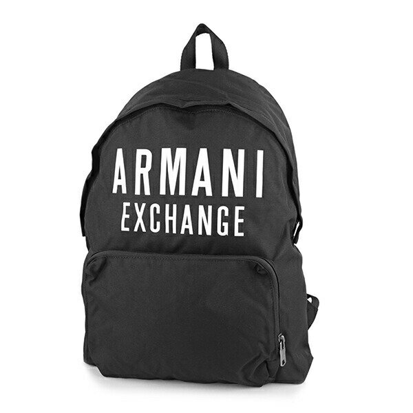 【50%OFF★楽天スーパーSALE対象】アルマーニ リュックサック ARMANI アルマーニエクスチェンジ 952199 9A124 00020 メンズ ブラック 黒