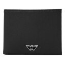 アルマーニ 2つ折り財布 ARMANI エンポリオアルマーニ Y4R165 Y138E 81072メンズ ブラック 黒