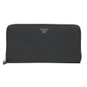 アルマーニ 長財布(ラウンドファスナー) ARMANI エンポリオアルマーニ Y4R169 Y138E 81072メンズ ブラック 黒
