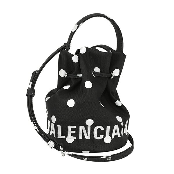 ショルダーバッグ 【最大5,000円OFFクーポン対象】バレンシアガ ショルダーバッグ BALENCIAGA ホイール 619458 9MIRN 1091 レディース ブラック 黒 ホワイト