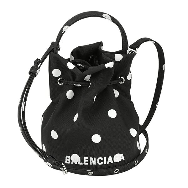 ショルダーバッグ 【最大5000円OFFクーポン対象】バレンシアガ ショルダーバッグ BALENCIAGA ホイール 656682 9MIRN 1091 レディース ブラック 黒 ホワイト