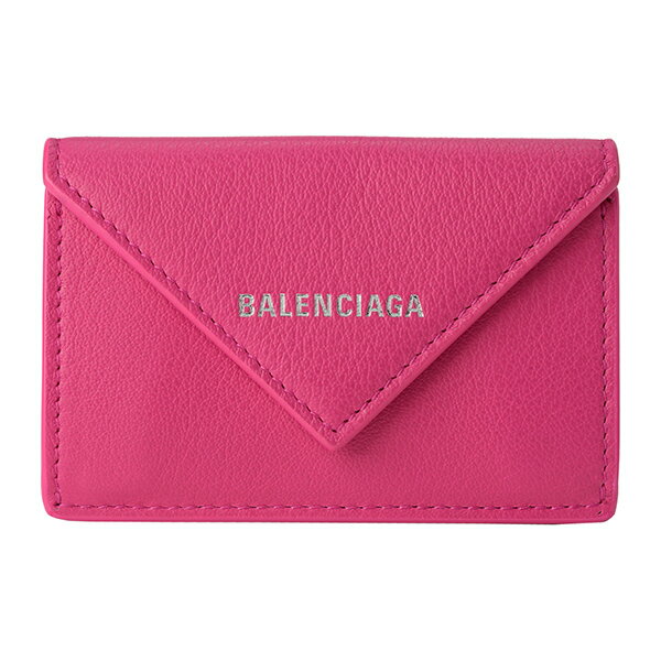 バレンシアガ 3つ折り財布 BALENCIAGA ペーパー 391446 DLQ0N 5550ユニセックス ピンク系のサムネイル