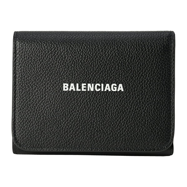 【最大5,000円OFFクーポン対象】バレンシアガ 3つ折り財布 BALENCIAGA キャッシュ 655743 1IZIM 1090 ユニセックス ブラック 黒