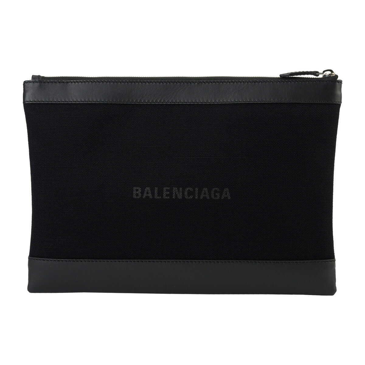 【最大5000円OFFクーポン対象】バレンシアガ クラッチ セカンドバッグ BALENCIAGA ネイビークリップ 373834 AQ3BN 1000 ユニセックス ブラック 黒