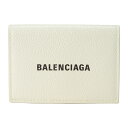 バレンシアガ 財布（レディース） 【最大5000円クーポン対象4/26まで】バレンシアガ 3つ折り財布 BALENCIAGA エブリデイ 594312 1IZI3 9060 ユニセックス ホワイト