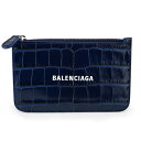 【最大5,000円OFFクーポン】バレンシアガ カードケース BALENCIAGA キャッシュ 6371301LRR3 4690 ユニセックス ネイビー 紺