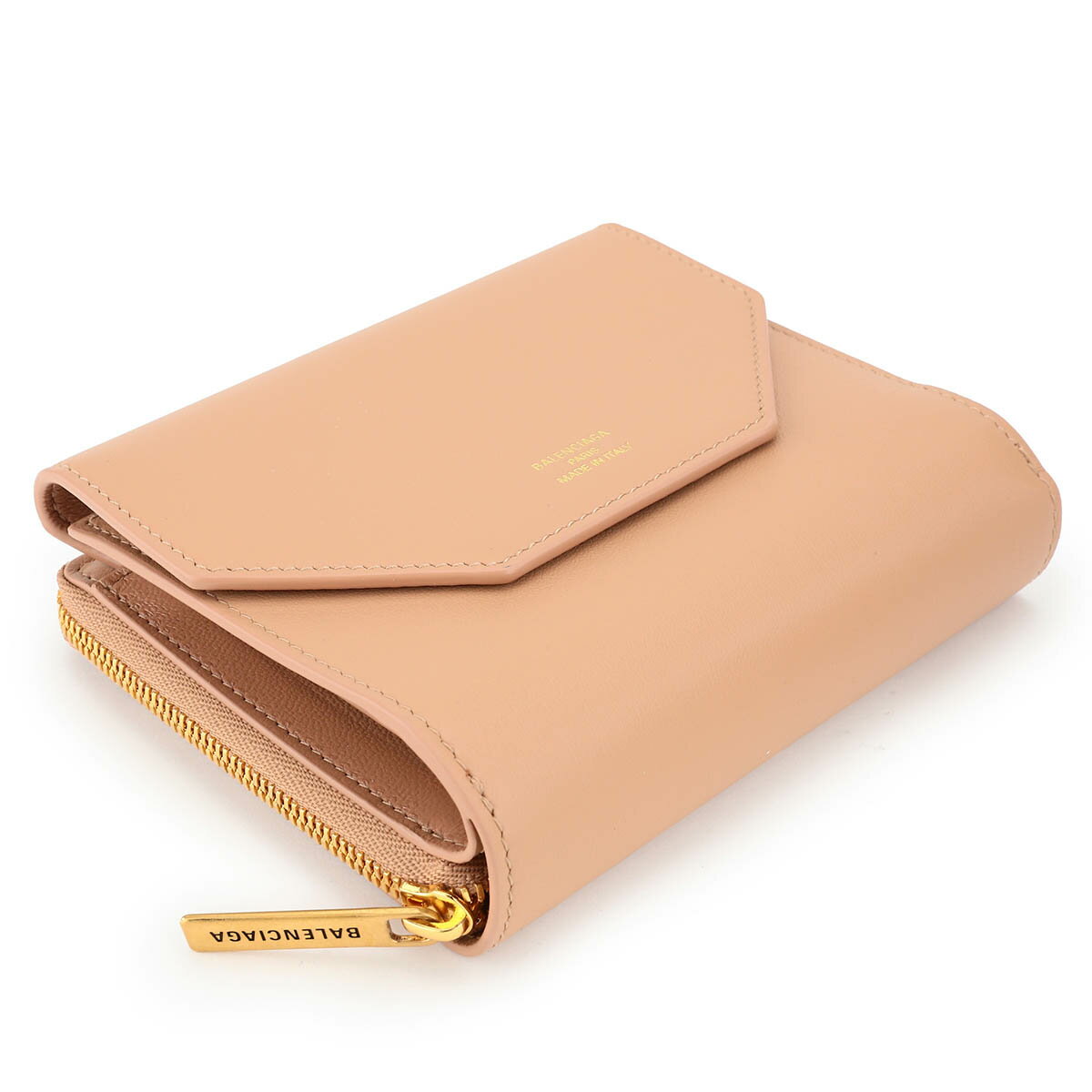 バレンシアガ 2つ折り財布 BALENCIAGA エンベロープ 753762 2AAFT 9607 ユニセックス ベージュ【P5倍 3/4 20:00〜3/5 23:59まで!さらに3,000円OFF★スーパーSALEクーポン】