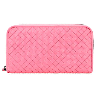 【10/1★ワンダフルデー限定★ポイント5倍】ボッテガヴェネタ 長財布(ラウンドファスナー) BOTTEGA VENETA イントレチャート ジップアラウンドウォレット 518389 V0Q71 5630 ユニセックス ピンク
