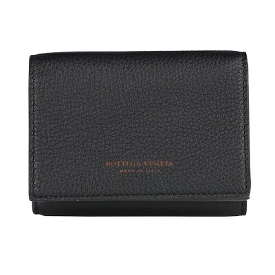 【最大5,000円OFFクーポン対象】ボッテガヴェネタ 3つ折り財布 BOTTEGA VENETA タイニー 3つ折りウォレット 609285 VCP51 8803レディース ブラック 黒