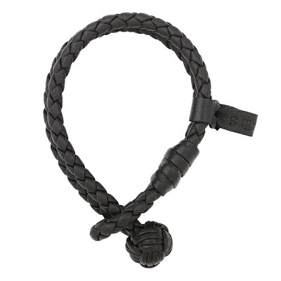 ボッテガヴェネタ ブレスレット BOTTEGA VENETA イントレチャート ブレスレット 612982 VO0BG 8803 ユニセックス ブラック 黒