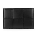 ボッテガヴェネタ カードケース BOTTEGA VENETA カセット クレジットカードケース 742693 VCQC4 8425 ユニセックス ブラック 黒