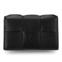 ボッテガヴェネタ カードケース BOTTEGA VENETA カセット ビジネスカードケース 814644 VCQC4 8425 ユニセックス ブラック 黒