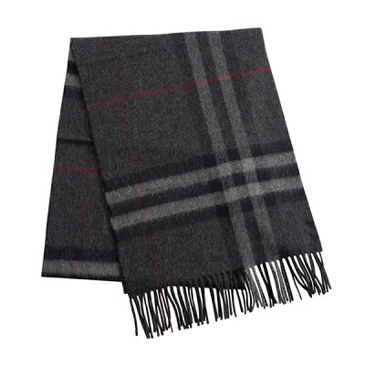 【スーパーSALE中に使える!最大5000円OFFクーポン】バーバリー マフラー・ストール BURBERRY クラシックチェック 8015538 A1208 ユニセックス チャコールグレー マルチ