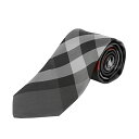 【最大3000円OFFクーポン★5/17(月)14:00まで】バーバリー ネクタイ BURBERRY 8029800 A1208 ブランド小物 クラシックカット CLASSIC CUT シルクタイ メンズ CHARCOAL(チャコール) チャコールグレー【 送料無料】