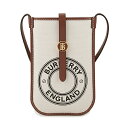 【最大5,000円OFFクーポン対象】バーバリー ショルダーバッグ BURBERRY ロゴ グラフィック 8040877 A1363 ユニセックス オフホワイト 白