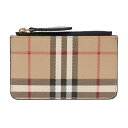 【P5倍5/1限定さらに最大5,000円クーポン対象】バーバリー コインケース BURBERRY ヴィンテージチェック 8058472 A7026 ユニセックス ベージュ系