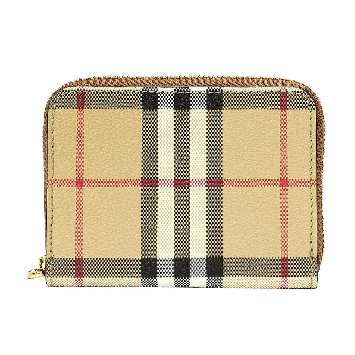 【最大5000円OFFクーポン対象】バーバリー コインケース BURBERRY チェック＆レザー 8070600 A9534 ユニセックス ベージュ系 ブラウン 茶