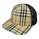 【最大5,000円OFFクーポン配布中】バーバリー キャップ BURBERRY チェックアンドメッシュ 8070787 A7028 ユニセックス