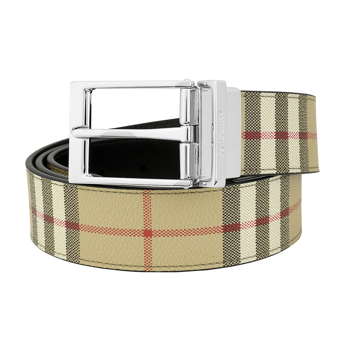 バーバリー ベルト（メンズ） 【最大5,000円OFFクーポン】バーバリー ベルト BURBERRY ヴィンテージチェック 8072333 A7468 メンズ ベージュ