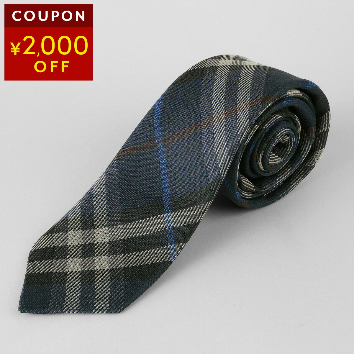 バーバリー ネクタイ BURBERRY マンストン 8121592 C4060 メンズ ネイビー 紺【P5倍★4/20限定！さらに1万円で1,000円OFF★最大5,000円OFFクーポン配布中】