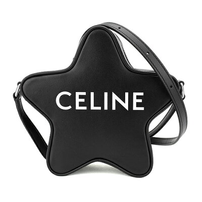 【10%OFF★楽天スーパーSALE対象!】セリーヌ ショルダーバッグ CELINE セリーヌプリント 198763 DW3 38SI レディース ブラック【当店通常価格 168,000円】