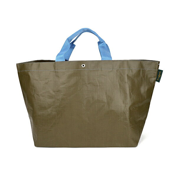 エルベ シャプリエ トートバッグ Herve Chapelier ピーピー 2014PP MOUSSE/BLEUET 4310 レディース カーキ ライトブルーのサムネイル