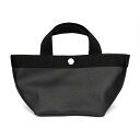 エルベ シャプリエ トートバッグ Herve Chapelier ペブルド グレイン コーテッド キャンバス 701GP NOIR/NOIR 0909 レディース ブラック 黒 ブラック