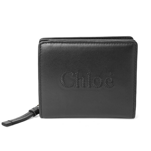 クロエ 財布（レディース） 【最大5,000円OFFクーポン対象】クロエ 2つ折り財布 Chloe クロエ センス CHC23SP867I10 001 レディース ブラック 黒