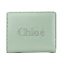 【GWスペシャル★最大10,000円OFFクーポンあり】クロエ 2つ折り財布 Chloe クロエ センス CHC23SP867I10 38U レディース グリーン 緑