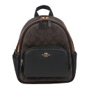 【P10倍4/25限定さらに最大5000円クーポン対象】コーチ リュックサック COACH シグネチャー C8604 IMAA8 レディース ブラウン 茶 ブラック 黒