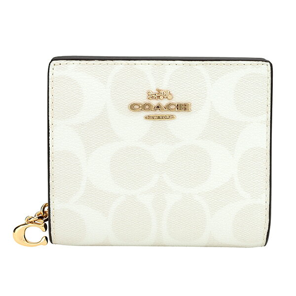 コーチ 2つ折り財布 COACH シグネチャー C3309 IMRFF レディース ホワイト 白のサムネイル