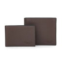 コーチ アウトレット 2つ折り財布 COACH OUTLET ぺブルドレザー CR911 CWHメンズ ブラウン 茶