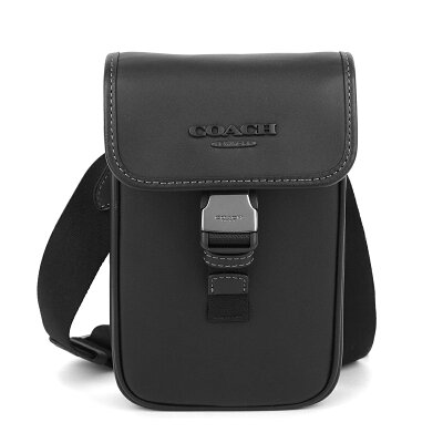 【最大30,000円OFFクーポン対象】コーチ アウトレット ショルダーバッグ COACH OUTLET スムースカーフレザー CT886 QBBKメンズ ブラック 黒