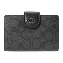 【1万円で1500円OFF★最大3万円OFFクーポン】コーチ アウトレット 2つ折り財布 COACH OUTLET シグネチャー キャンバス CW786 QBM...