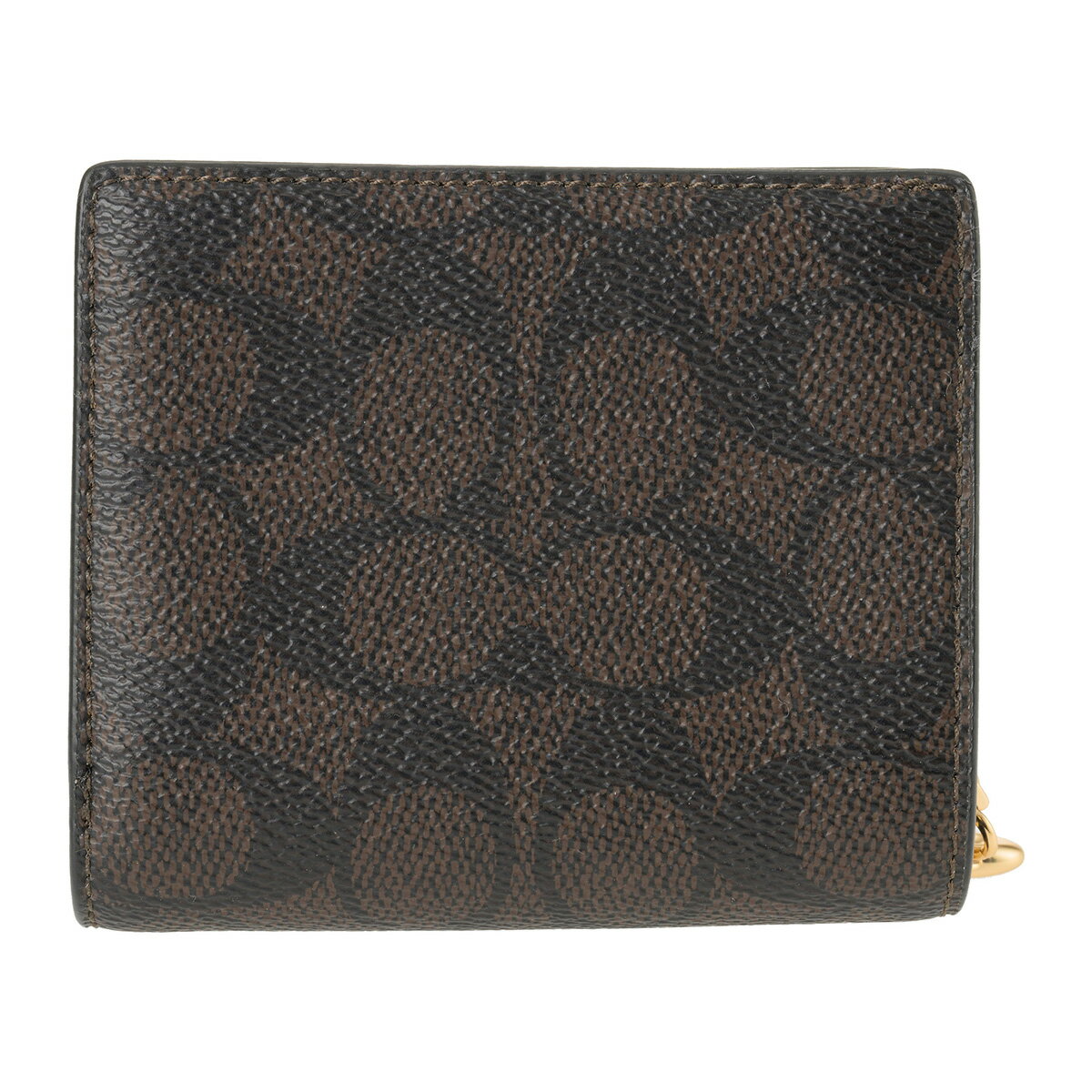 コーチ アウトレット 2つ折り財布 COACH OUTLET シグネチャー キャンバス CW789 IMXAQ レディース ダークブラウン【1,500円OFF★決算クーポン】