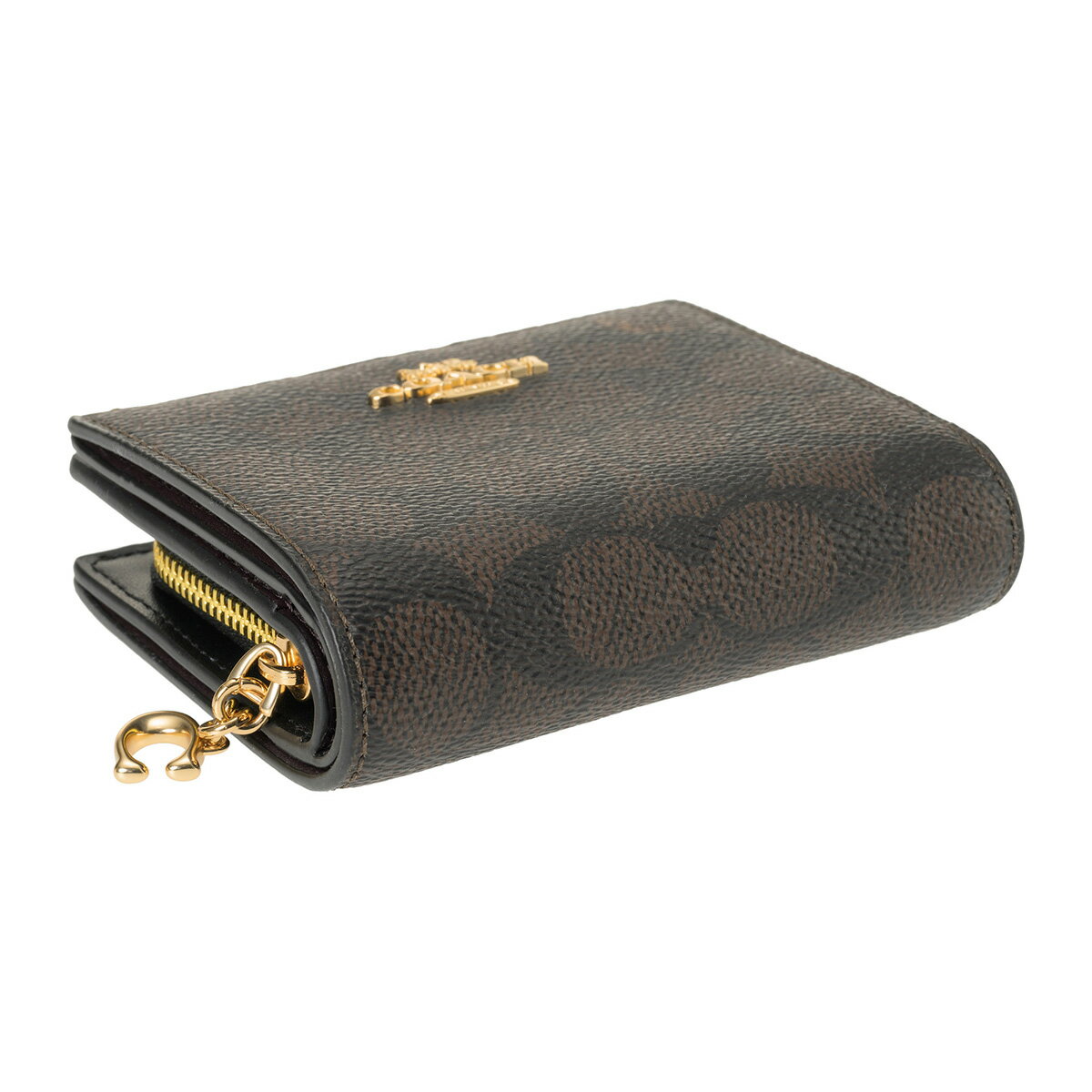 コーチ アウトレット 2つ折り財布 COACH OUTLET シグネチャー キャンバス CW789 IM...