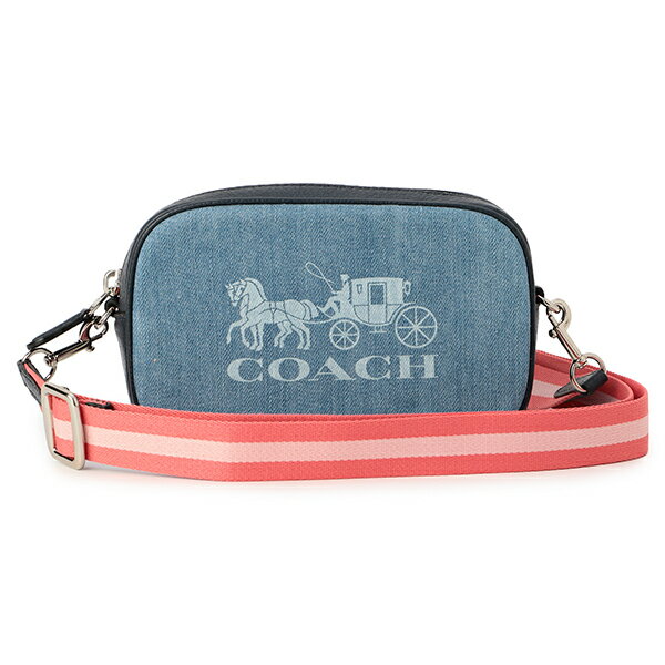 コーチ ショルダーバッグ COACH ホースアンドキャリッジ 90393 SV/DE レディース デニムブルー 水色のサムネイル