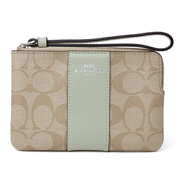 コーチ ポーチ COACH シグネチャー 58035 SVR8L レディース ライトカーキのサムネイル