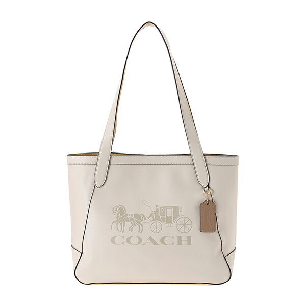 トートバッグ 【最大5,000円OFFクーポン】コーチ トートバッグ COACH ホース アンド キャリッジ C4063 IMSQQ レディース ホワイト 白