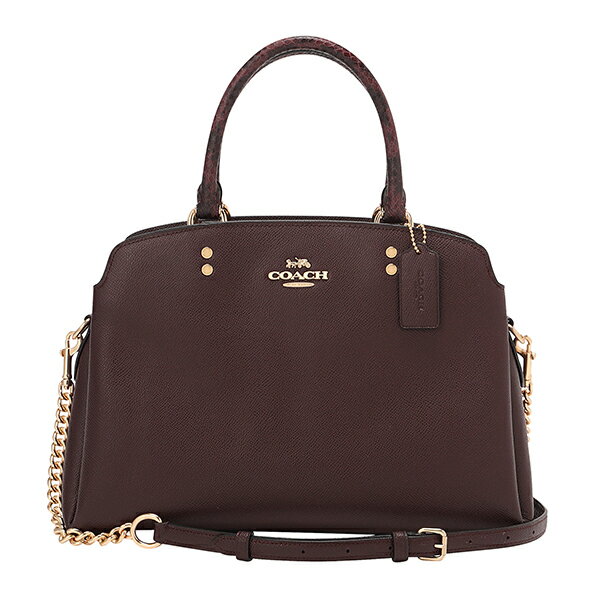 【8/25限定P5倍★さらに最大5,000円OFFクーポン対象】コーチ ハンドバッグ COACH エキゾチックトリム C7282 IMAX2 レディース レッドブラウン 赤茶のサムネイル