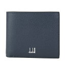 【P5倍4/25限定さらに最大5000円クーポン対象】ダンヒル 2つ折り財布 dunhill カドガン 18F2320CA410 メンズ ネイビー 紺