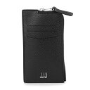 【50%OFF楽天スーパーSALE対象】ダンヒル カードケース dunhill 18F210ZCA001 DU18F210ZCA001 ブランド小物 カドガン CADOGAN ジップカードケース メンズ BLACK ブラック 黒【 送料無料】【当店通常価格 23600円】
