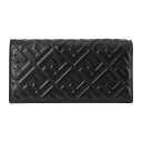 【最大3000円OFFクーポン★5/17(月)14:00まで】フェンディ 長財布 FENDI 7M0264 A72V F0GXN 財布 ナッパ FF エンボスド NAPPA FF EMBOSSED メンズ NERO(ネロ) ブラック 黒【 送料無料】