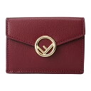 【最大3000円OFFクーポン★1/18(月)14:00まで】フェンディ 3つ折り財布 FENDI 8M0395 A18B F14MK 財布 エフ イズ フェンディ F IS FENDI マイクロ トライフォールド レディース BAROLO(バローロ)/ORO SOFT(オロソフト) ワインレッド【 送料無料】
