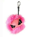 【最大3000円OFFクーポン★10/1(金)14:00まで】フェンディ キーホルダー FENDI 7AR462 5Q8 F0780 ブランド小物 バッグバグズ BAG BUGS ユニセックス CANDYFUR ピンク【 送料無料】